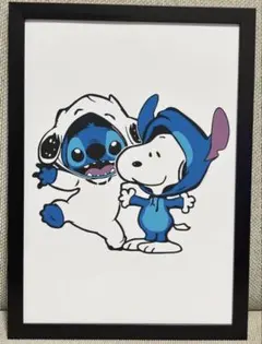 62 アートポスター　アメリカンレトロ　額付き