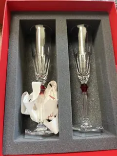 Baccarat クリスタルワイングラス 2個セット