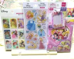 ディズニープリンセス エポキシ ＆ 3Dシール【ラップシート、フォトホルダー付】