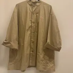 DANTONスタンドカラーロングシャツジャケット