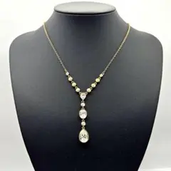 美品✨️ジバンシー ティアドロップ ネックレス ゴールド 粒大きめ ヴィンテージ