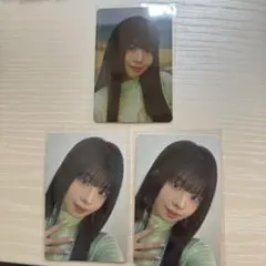 【匿名配送】村上璃杏　ME:I トレカ　MIRAI 通常盤、お守りカード