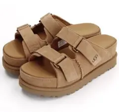 値下中】【新品未使用】UGG ゴールデンスターハイカットアウトスライド
