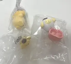 ポムポムプリン ガチャガチャ 3点セット