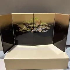 超限定12月3日20時迄‼️貴人のJAPAN蒔絵「源氏物語須磨明石」御膳2客