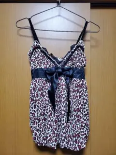ヒョウ柄キャミソール