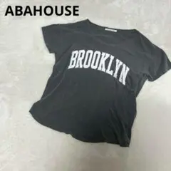 ABAHOUSE L.E.R アバハウス ロゴTシャツ 半袖 グレー M608のサムネイル