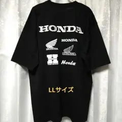 HONDA ホンダ バックロゴ 刺繍 Tシャツ ビッグシルエット LLサイズ