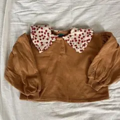 letter to the world フリル付きトレーナー 8-9歳