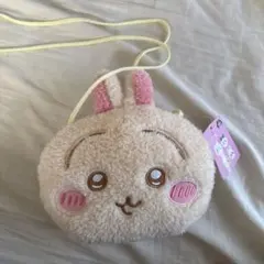 ちいかわ　ふわふわフェイスポシェット　うさぎ