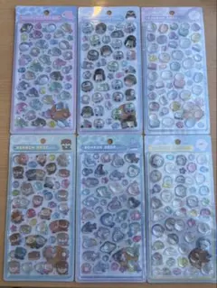 水族館限定　ボンボンドロップシール 6点セット