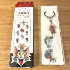 トムとジェリー つながるアクリルキーリング