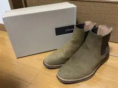 クラークス Clarksサイドゴアブーツ 24.5