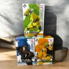 一番くじ ジョジョの奇妙な冒険 スターダストクルセイダース フィギュア　3点