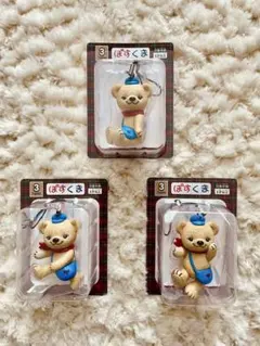 【コンプリート新品】ぽすくま ストラップ 3点セット フィギュア 匿名配送