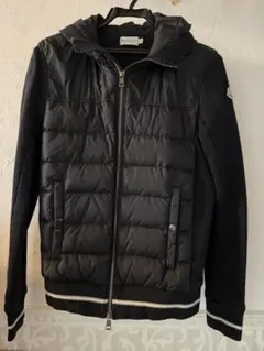 MONCLER ブラック ダウンジャケット S