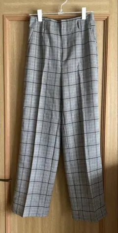 ジーユー　GU チェック　パンツ