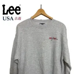 USA製 Lee リー 企業刺繍ロゴ スウェット グレー L