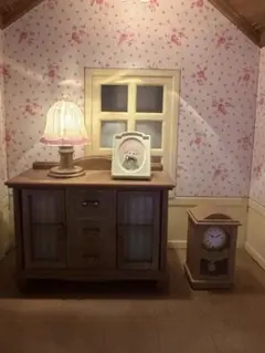 希少 レア シルバニアファミリー　ランプスタンドリビングボード 点灯確認済み