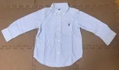 RALPH LAUREN☆オックスフォードボタンダウンシャツ☆青☆100cm