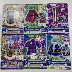 アイカツカード LoriGothic6枚セット 藤堂ユリカ＆氷上スミレ