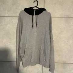 BEAMS グレー フード付きパーカー