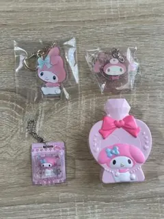 マイメロディ キーホルダー等セット 4点