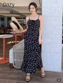 SHEIN Dazy フラワープリント キャミワンピース