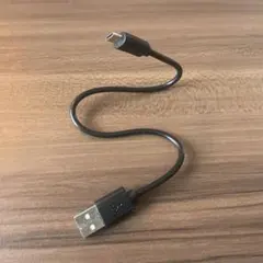 USB A to Micro USBケーブル 黒