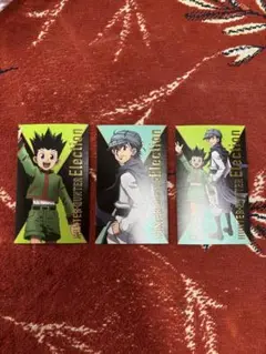 HUNTER×HUNTER ハンターハンター アニカフェ 箔押しカード ゴン