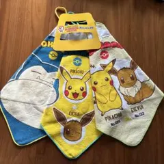 【新品】ループ付きタオル⭐︎ポケットモンスター　保育園　幼稚園　入園　ポケモン