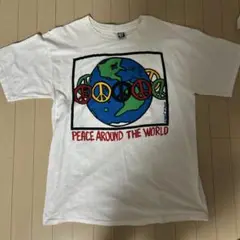 90's Peace Around The World Tシャツ XL
