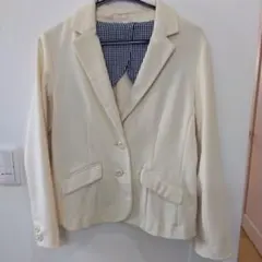 grove テーラードジャケット M アイボリーホワイト