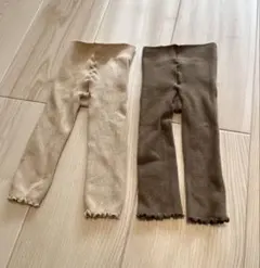 ベビースパッツ・レギンス 2色セット　75cm 西松屋