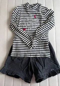 BeBe トップス キュロット セット