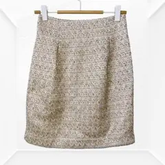 1979☆ MIIA ツイード　ミニスカート　タイト