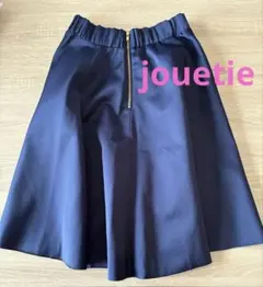 jouetie ジュエティ　ネイビー　光沢　フレアスカート　Aラインスカートのサムネイル