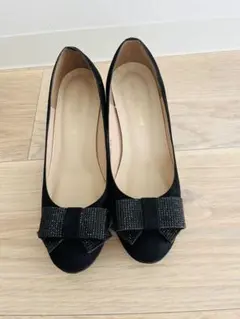 《日本製で安心》美品24センチ走れる楽チンパンプス　【匿名配送】