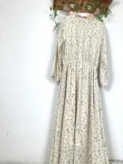 ショコラフィネローブ　GRL ハニーズ　花柄ロングワンピース