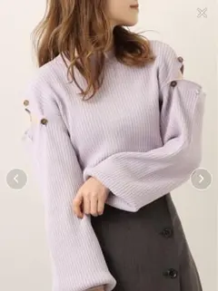 ナイスクラップ マルチWAYニットトップス