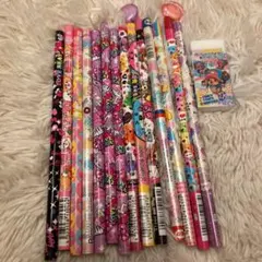 筆記具　文房具　鉛筆　消しゴム　セット売り