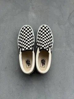 VANS スリッポン　チェッカーボード
