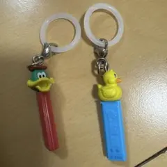PEZ めじるしアクセサリー duck&duck with flower
