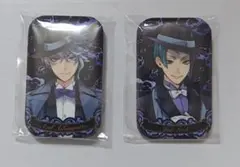 【ツイステ】アズール ジェイド まるかく缶バッチ