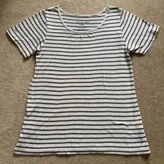 samansa Mos2 ボーダーTシャツ　サイズF