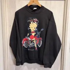 Betty Boop Tシャツ ドレス チェッカーフラッグ プリント ストリート 