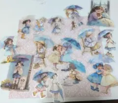 MOCARD 15枚入り かわいい女の子テーマ ステッカー