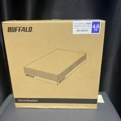 新品　BUFFALO 外付けハードディスク HD-AD4U3 4.0TB