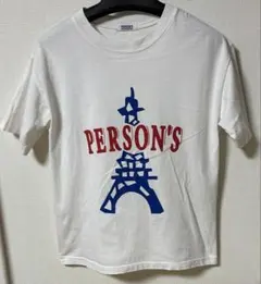 希少 当時物 パーソンズ Tシャツ トリコロール エッフェル塔 レトロ古着 美品