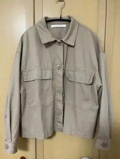 レイカズン ジャケット ショート アウター ベージュ